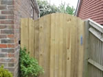 Closeboarded gate