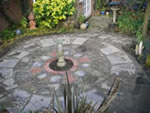 Cottage garden paving